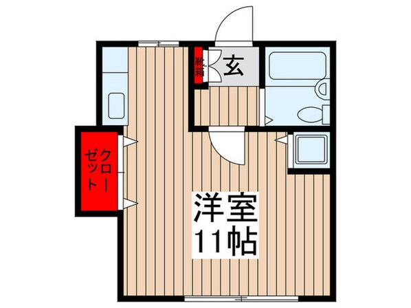 ｺﾞ-ﾙﾃﾞﾝﾊｳｽの物件間取画像